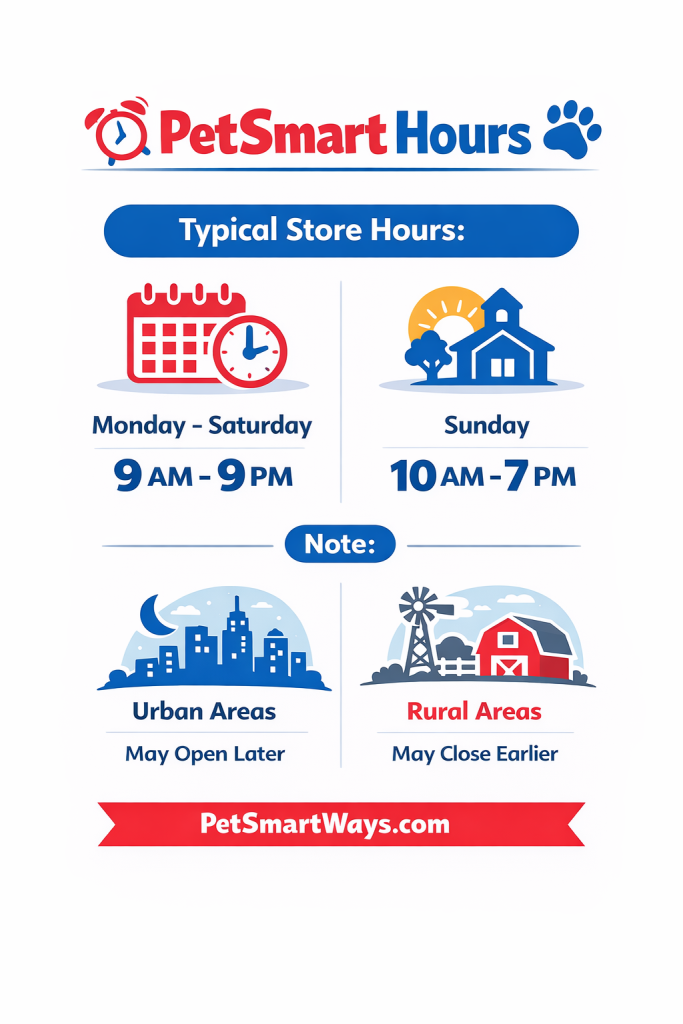 Pet Smart Timings