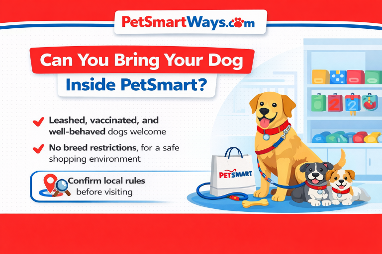 Can You Bring Your Dog Inside PetSmart?