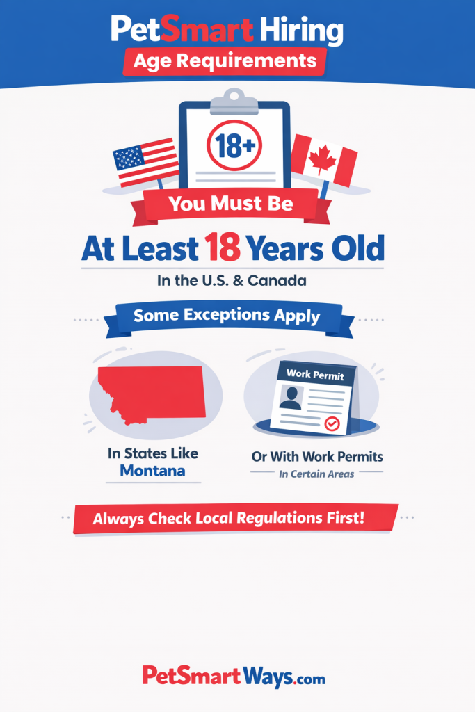 Minimum Age to Work at PetSmart