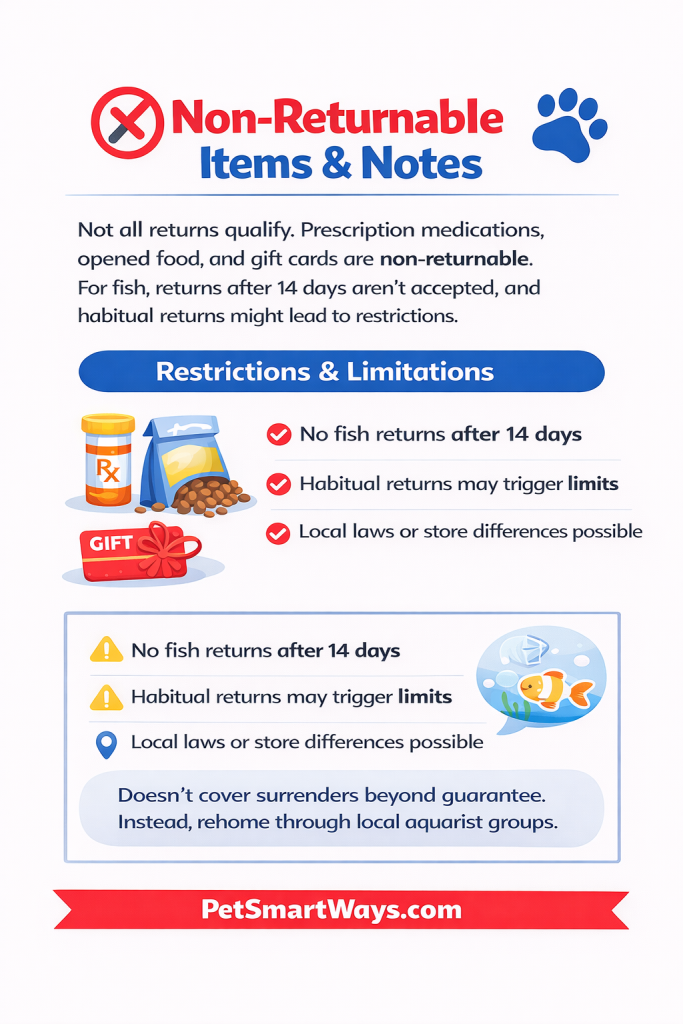 Limitations and Exceptions at PetSmart