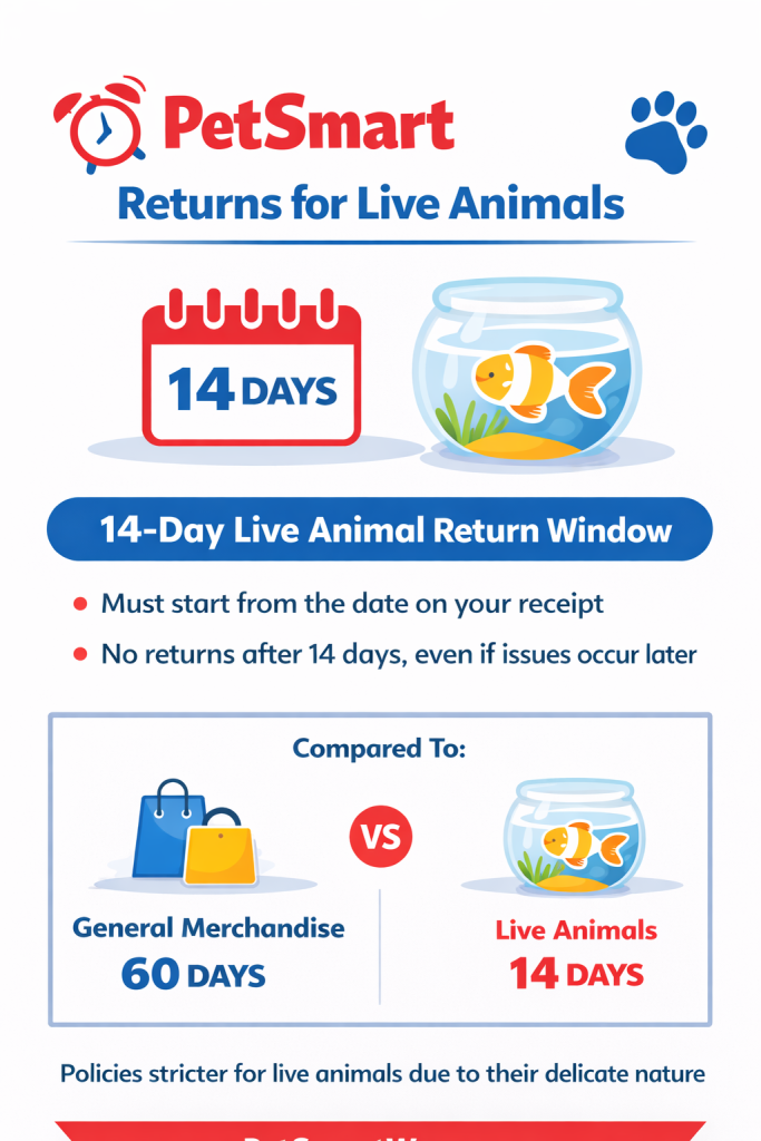 Time Frame for Return at PetSmart