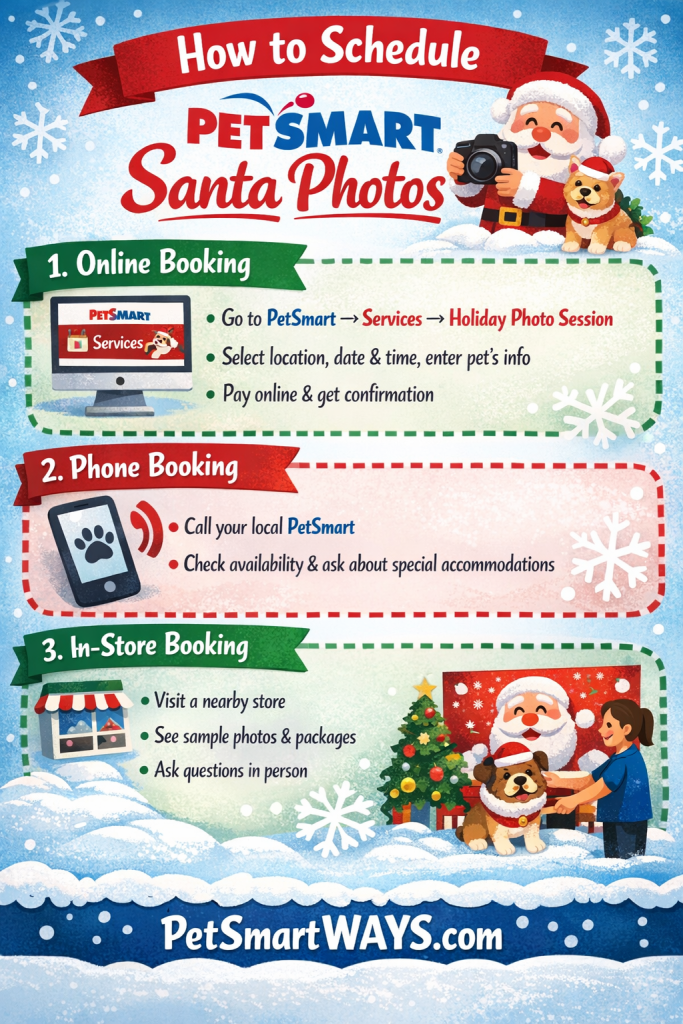 How to Schedule PetSmart Santa Photos