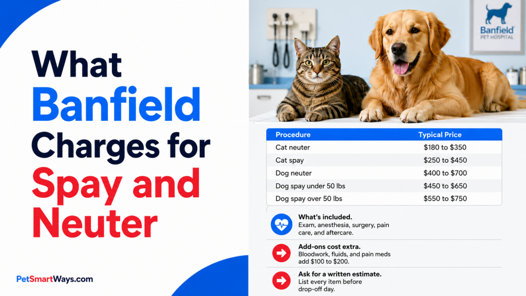 Banfield Charges for Spay and Neuter