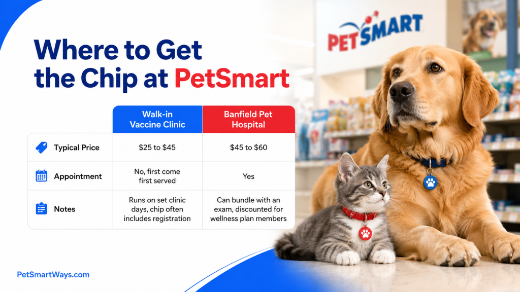 Where to Get the Chip at PetSmart