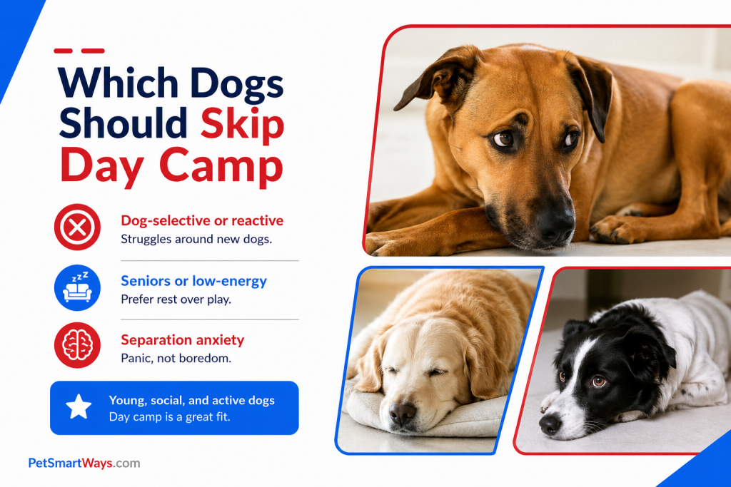 Which Dogs Should Skip Day Camp Infographic