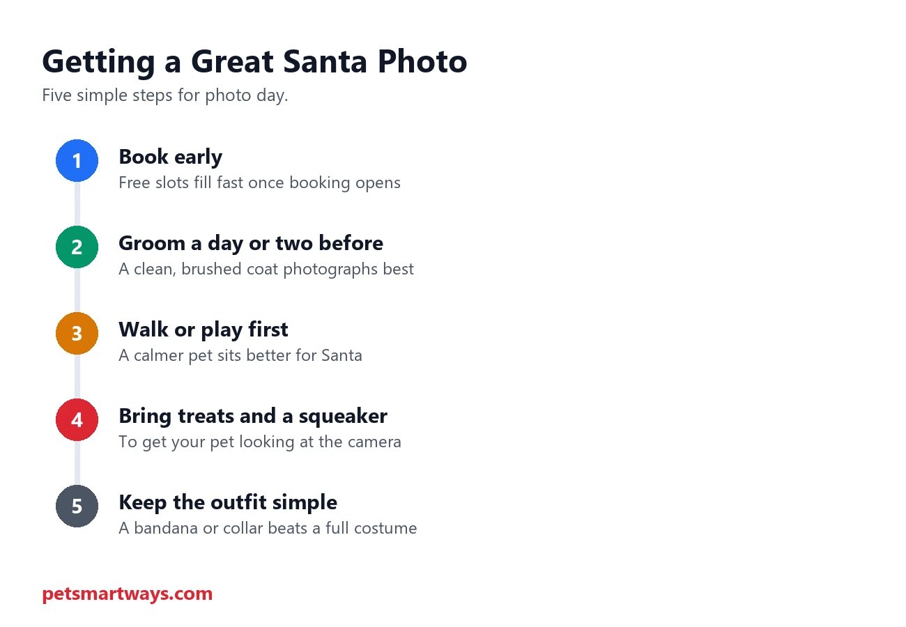 Five tips for getting a great pet photo with Santa at PetSmart